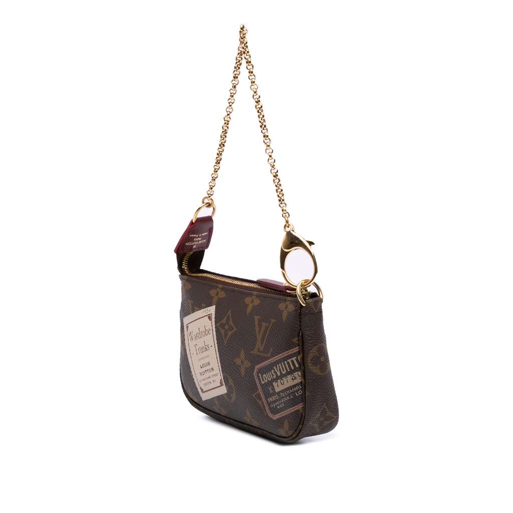 Louis Vuitton Monogram Trunks & Bags Mini Pochette Accessoires - Back view