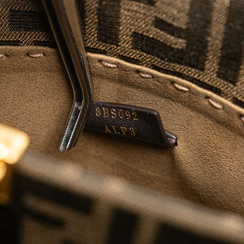 Fendi Mini Zucca Canvas Sunshine Shopper Tote - Detail 1