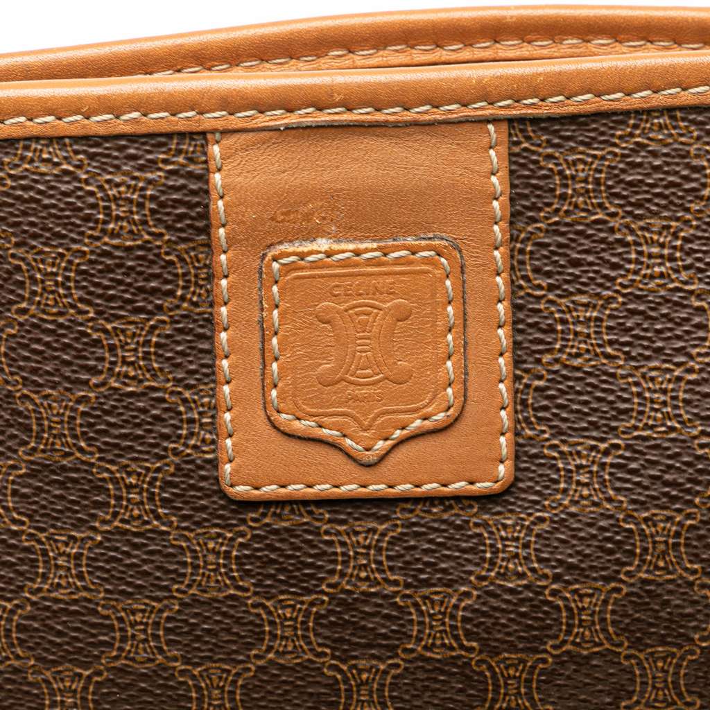 Celine Macadam Coated Canvas Clutch - 5