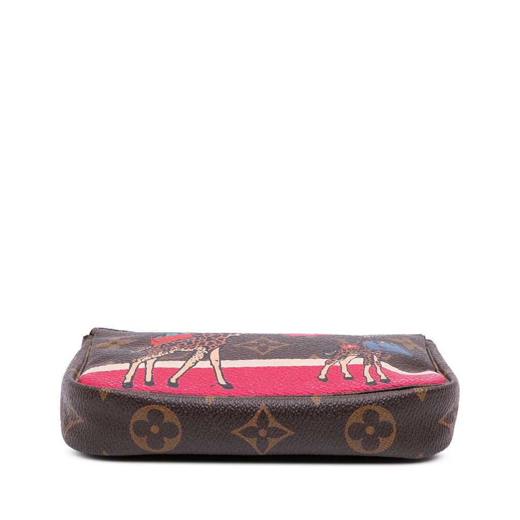 Louis Vuitton Monogram Giraffe Christmas Mini Pochette Accessoires - Image 6