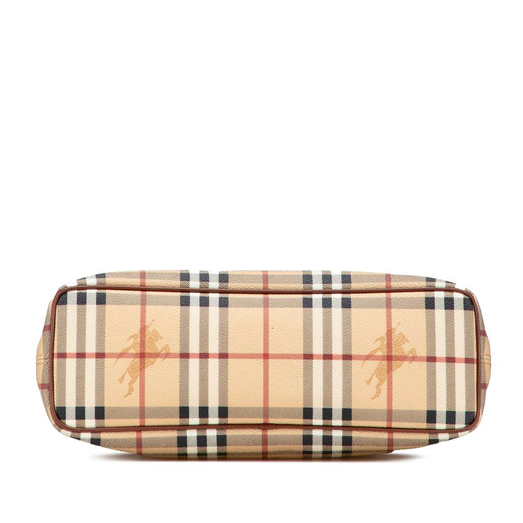 Burberry Haymarket Check Coated Canvas Tote - Image 6