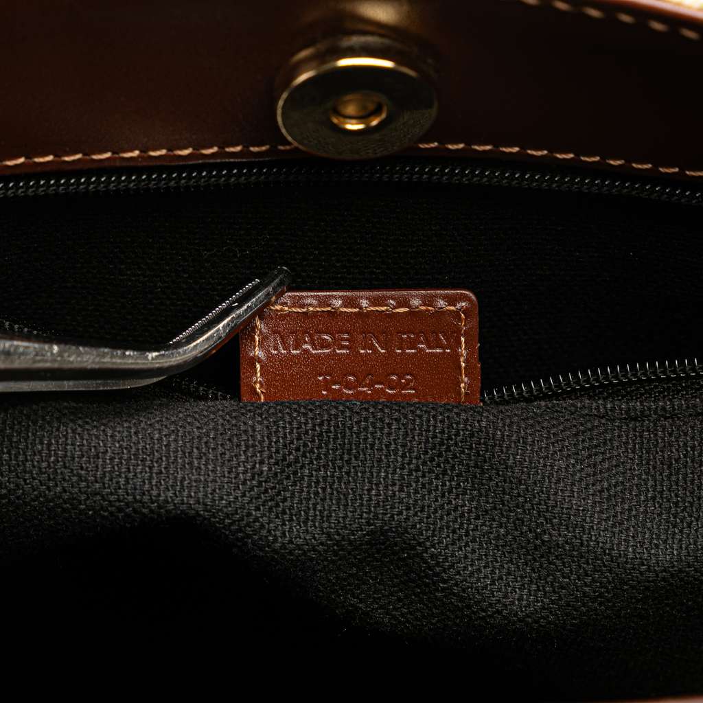 Burberry Haymarket Check Coated Canvas Tote - Detail 1