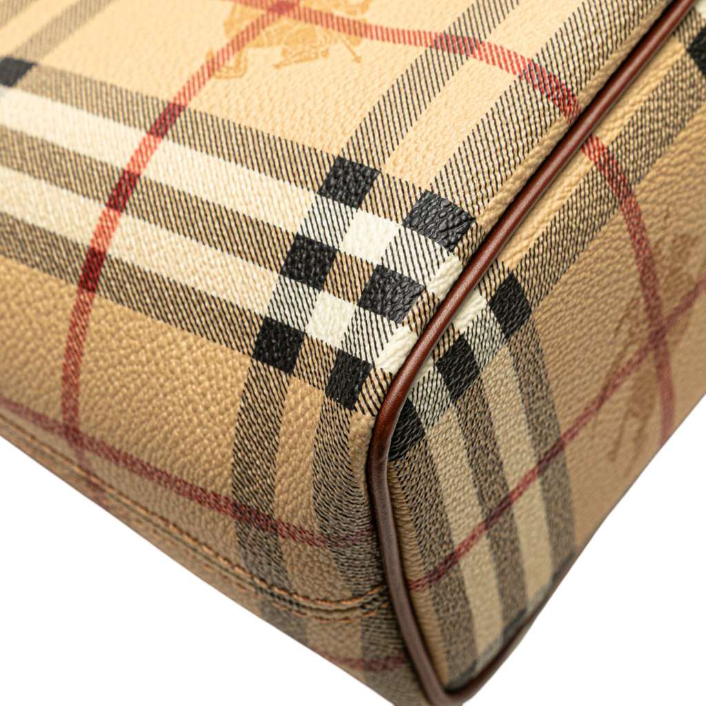 Burberry Haymarket Check Coated Canvas Tote - Image 10