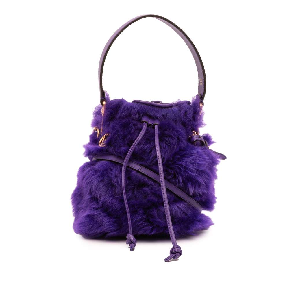Fendi Mini Fur Mon Tresor Bucket Bag