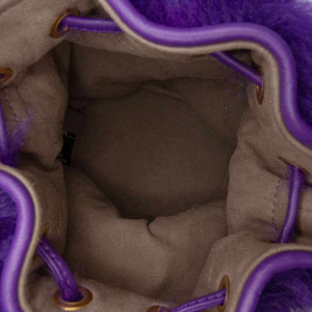 Fendi Mini Fur Mon Tresor Bucket Bag - 4