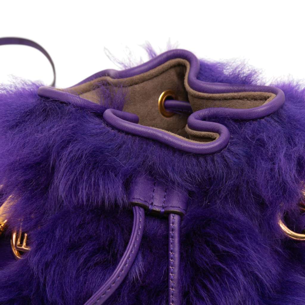 Fendi Mini Fur Mon Tresor Bucket Bag - Image 10