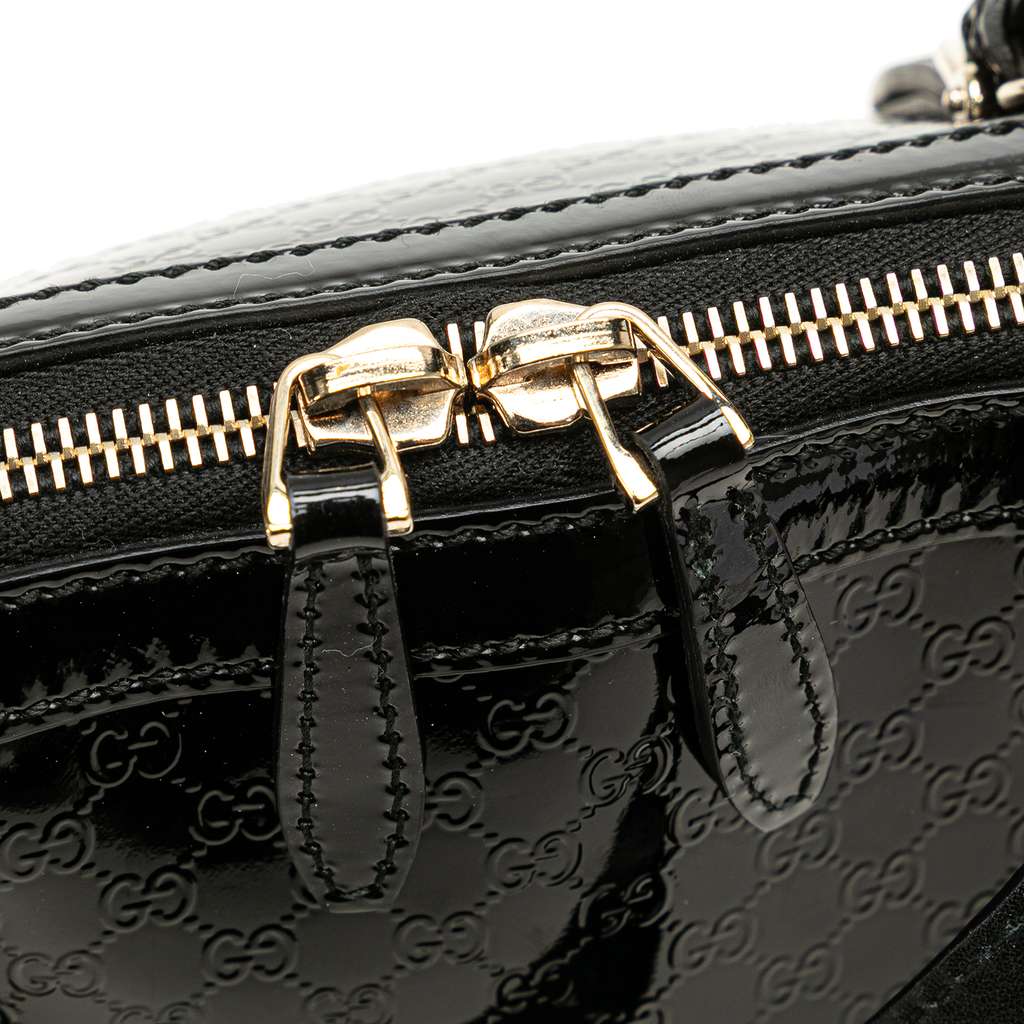 Gucci Small Microguccissima Patent Nice Satchel - Detail 2