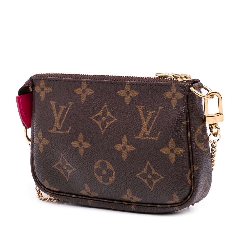 Louis Vuitton Monogram Vivienne Christmas Roller Coaster Mini Pochette Accessoires - Back view