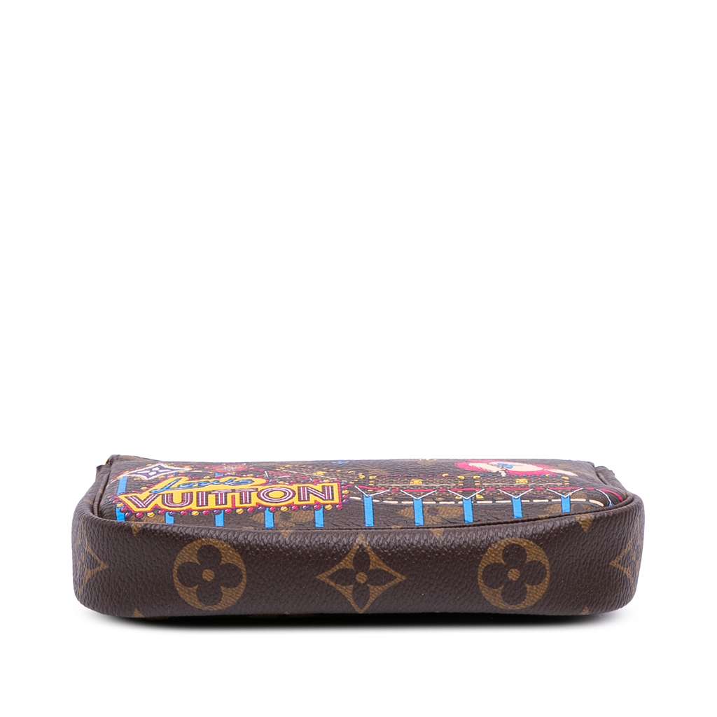 Louis Vuitton Monogram Vivienne Christmas Roller Coaster Mini Pochette Accessoires - Image 6