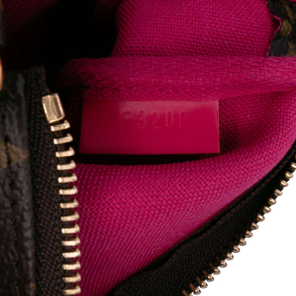 Louis Vuitton Monogram Vivienne Christmas Roller Coaster Mini Pochette Accessoires - Detail 1