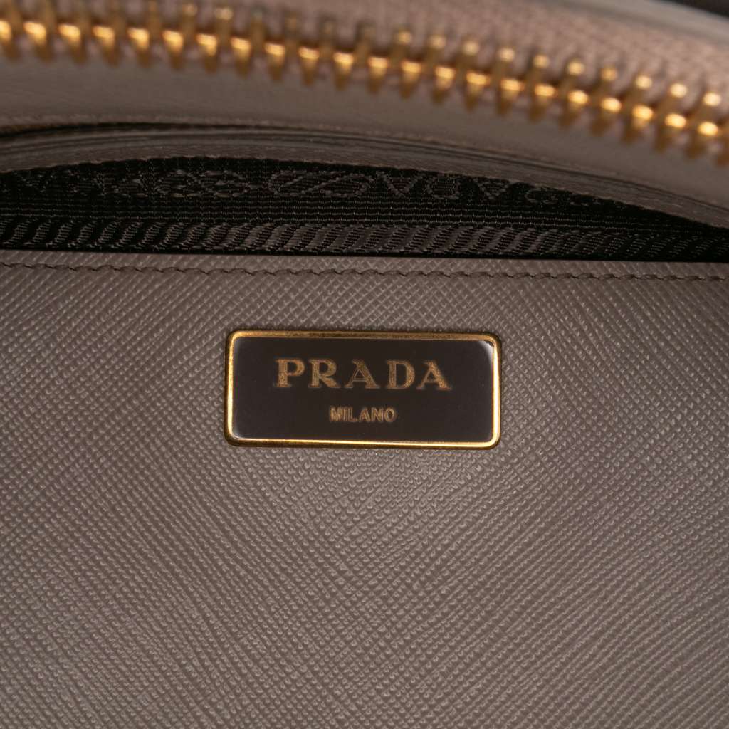 Prada Medium Saffiano Lux Galleria Double Zip Satchel - 5