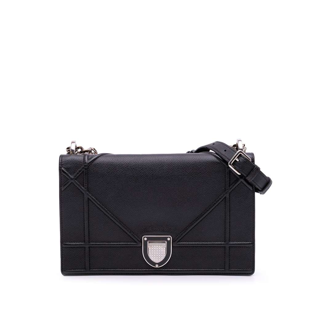 Dior Medium Grained Calfskin Diorama Flap