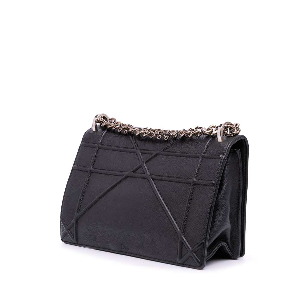 Dior Medium Grained Calfskin Diorama Flap - 2