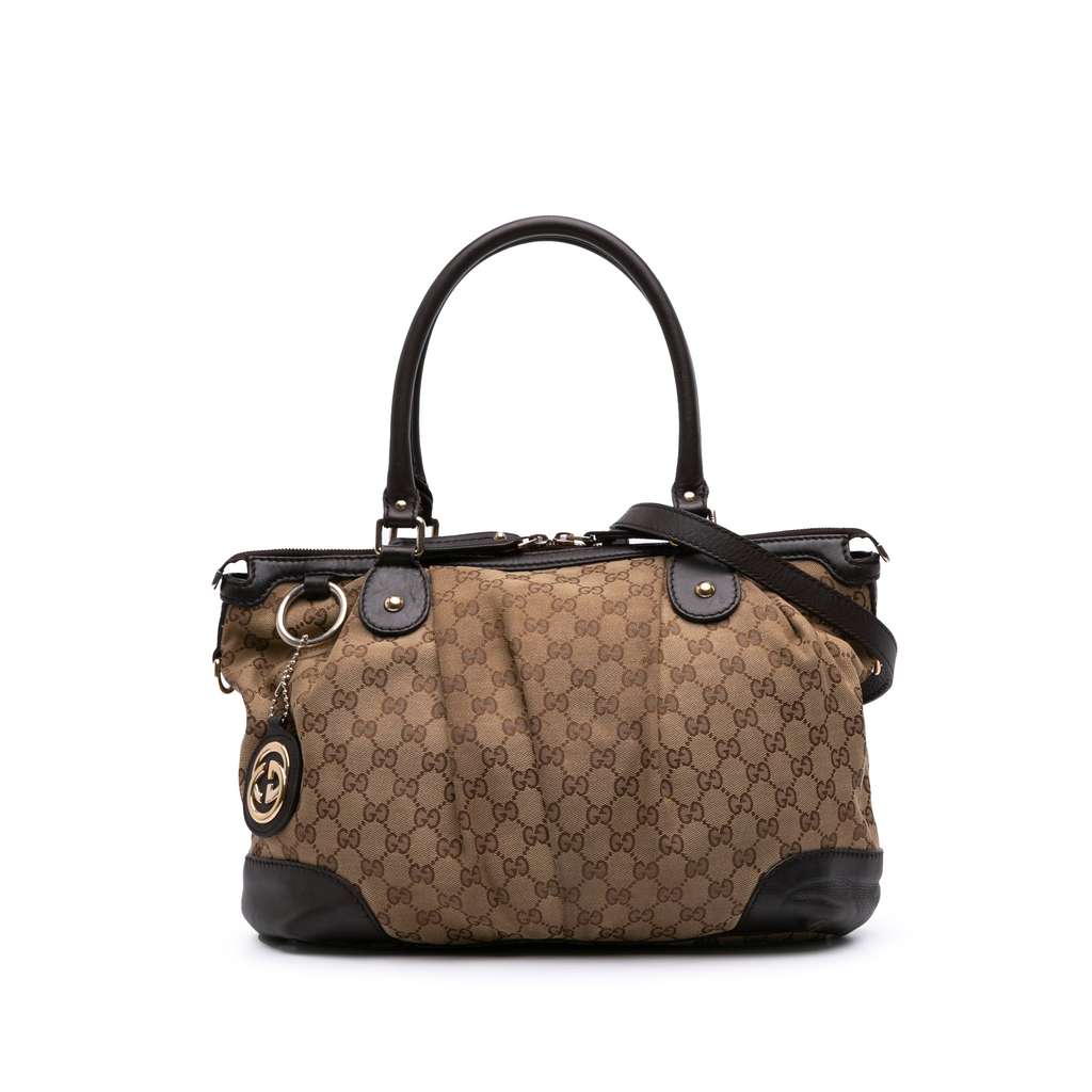 Gucci GG Canvas Sukey Satchel