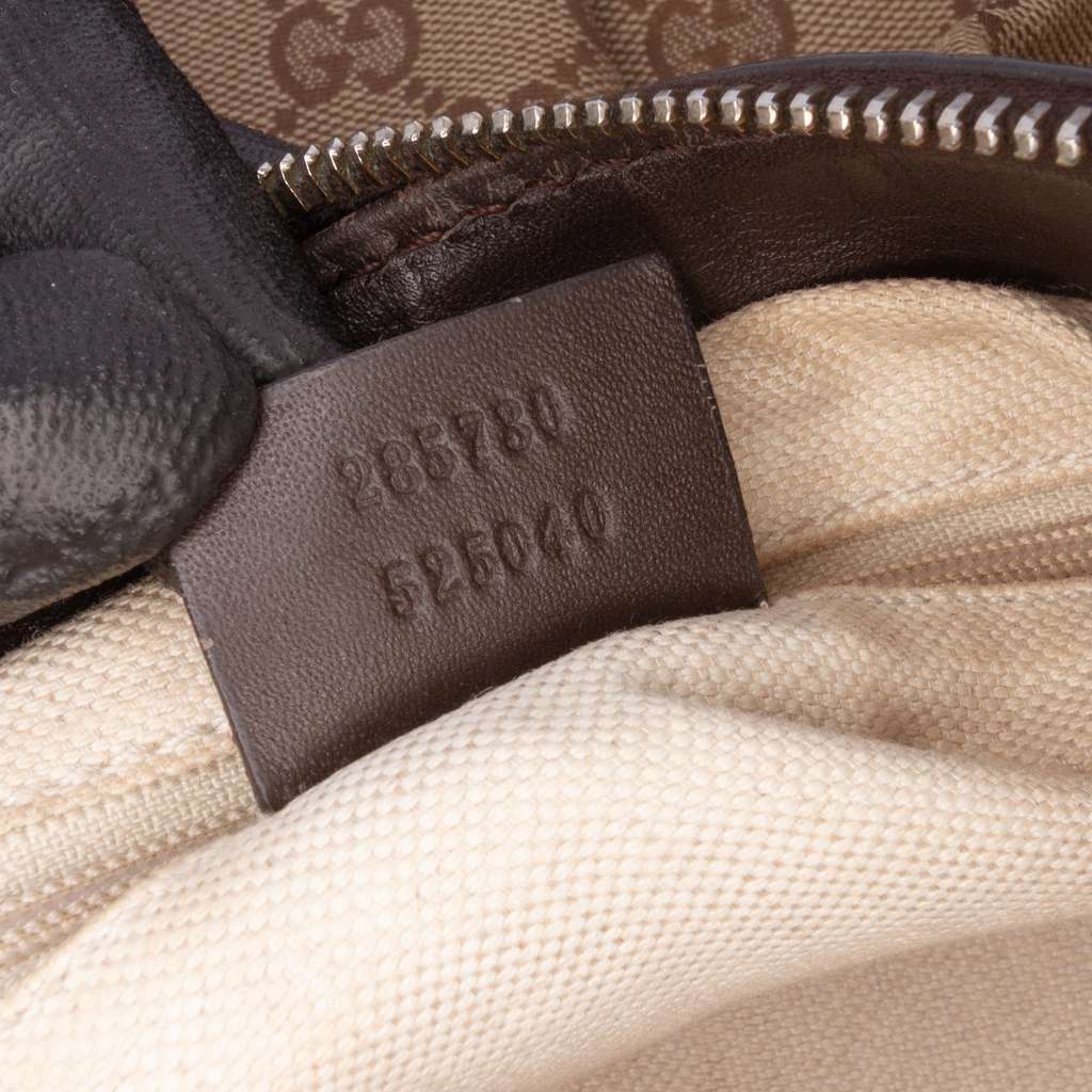 Gucci GG Canvas Sukey Satchel - Side view