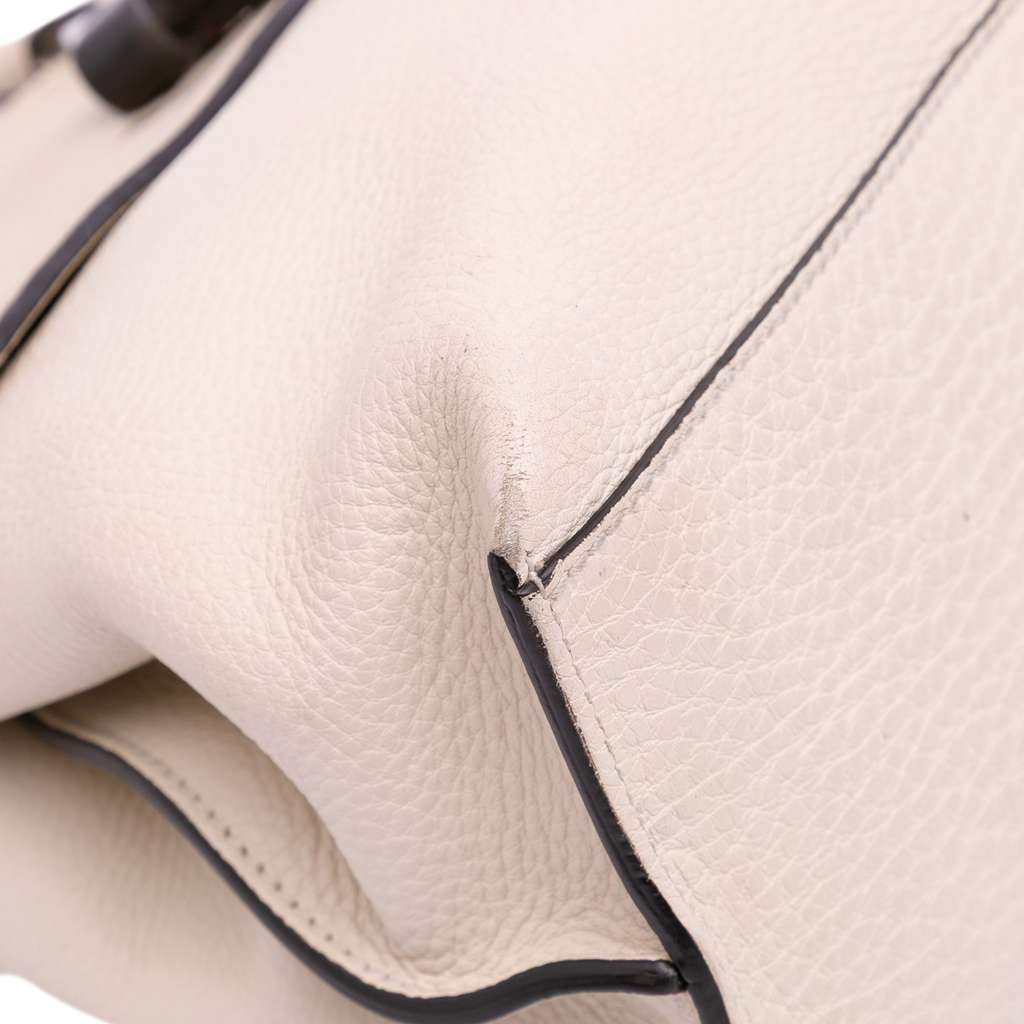Gucci Medium Leather Bamboo Daily Satchel - Detail 2