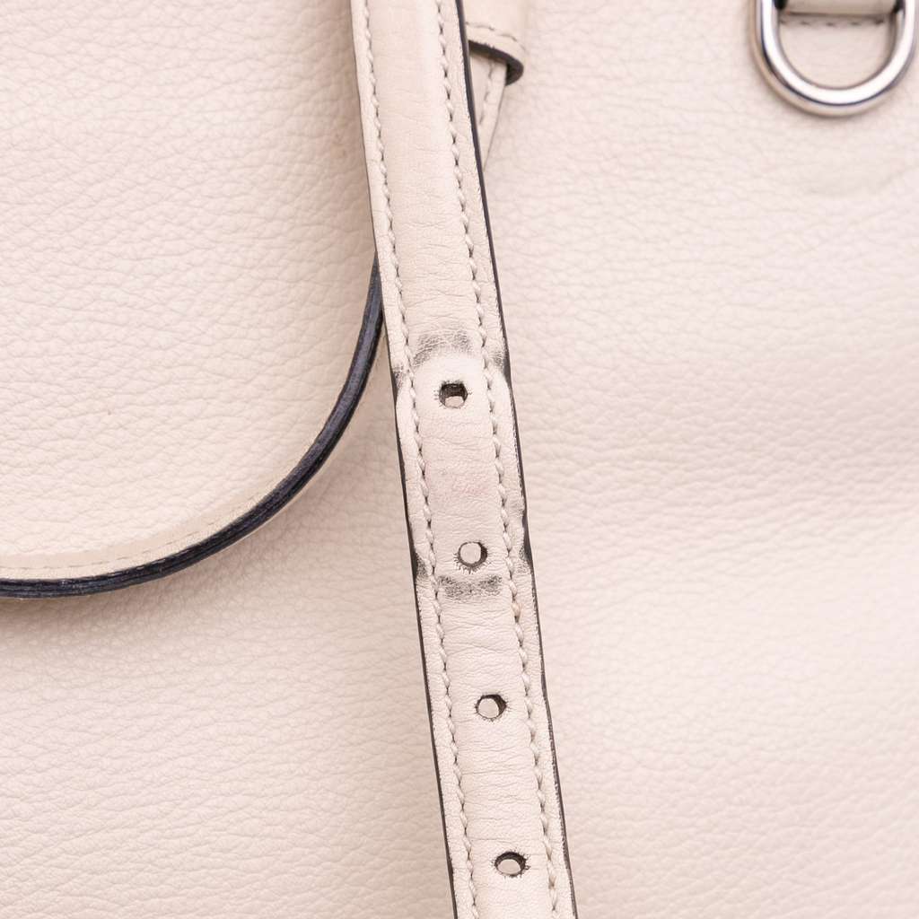 Gucci Medium Leather Bamboo Daily Satchel - Image 12