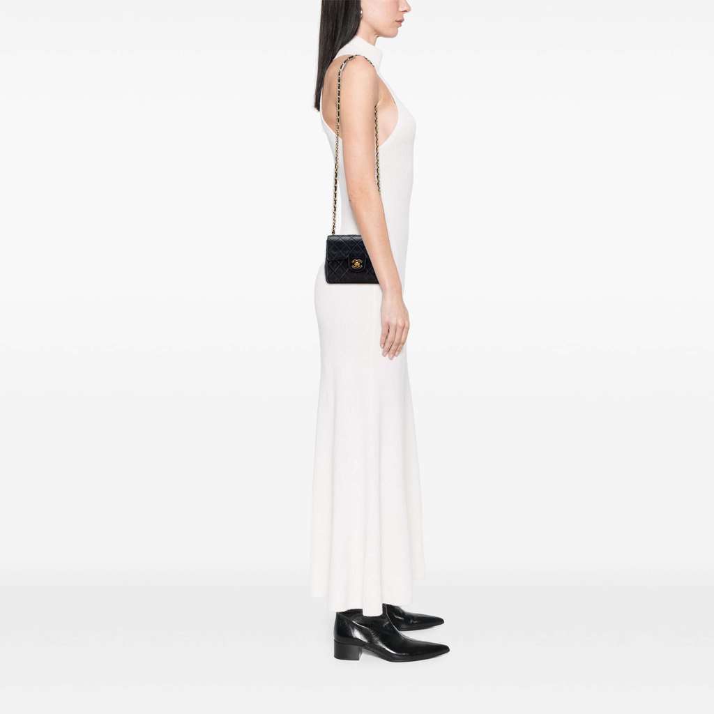 Chanel Mini Square Classic Lambskin Single Flap - Image 12