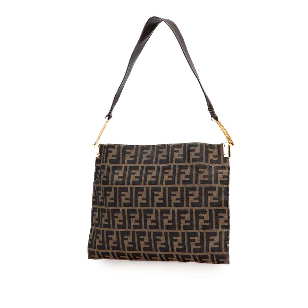 Fendi Zucca Canvas Shoulder Bag - 2