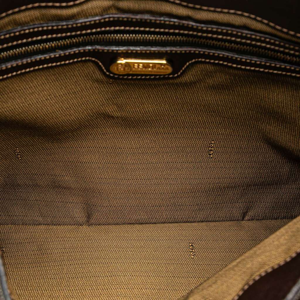 Fendi Zucca Canvas Shoulder Bag - 4