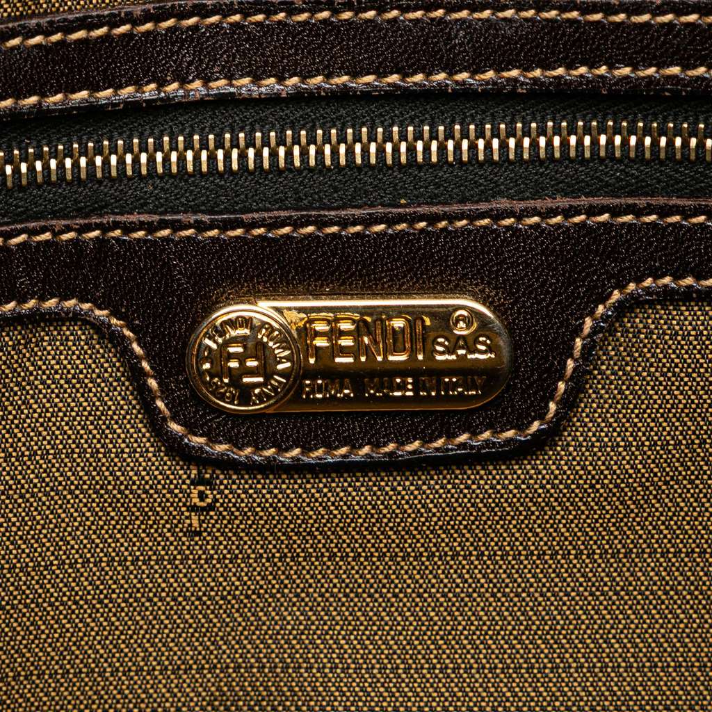 Fendi Zucca Canvas Shoulder Bag - 5