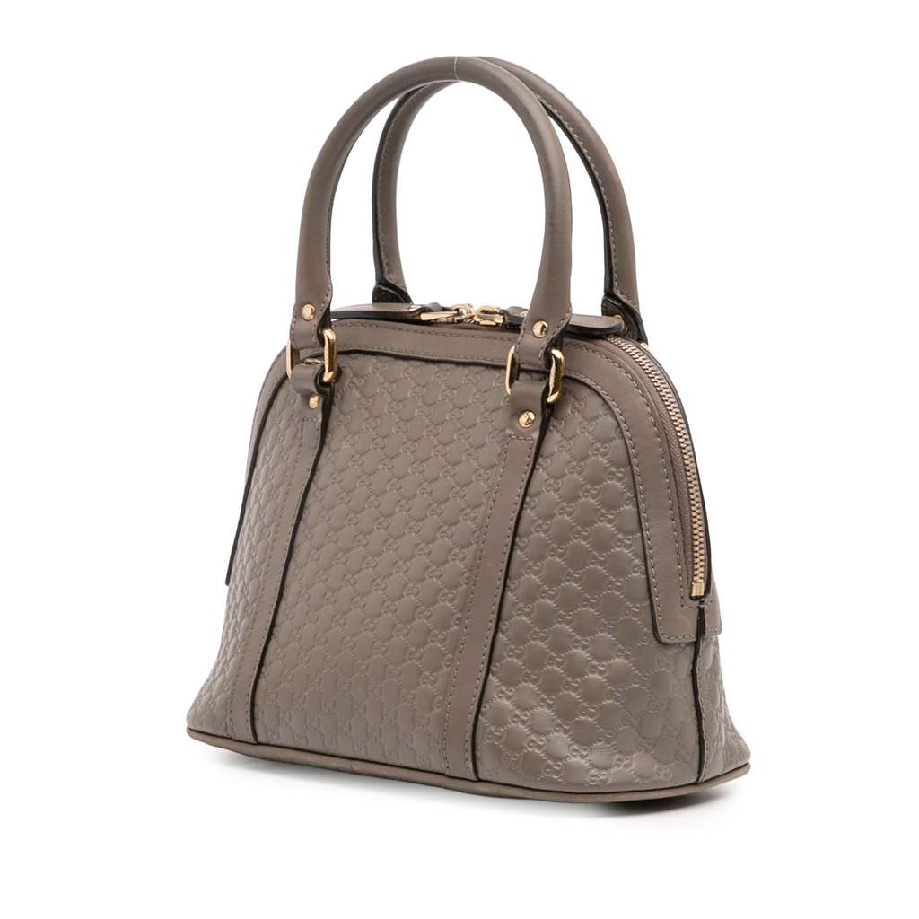 Gucci Mini Microguccissima Dome Satchel - Back view