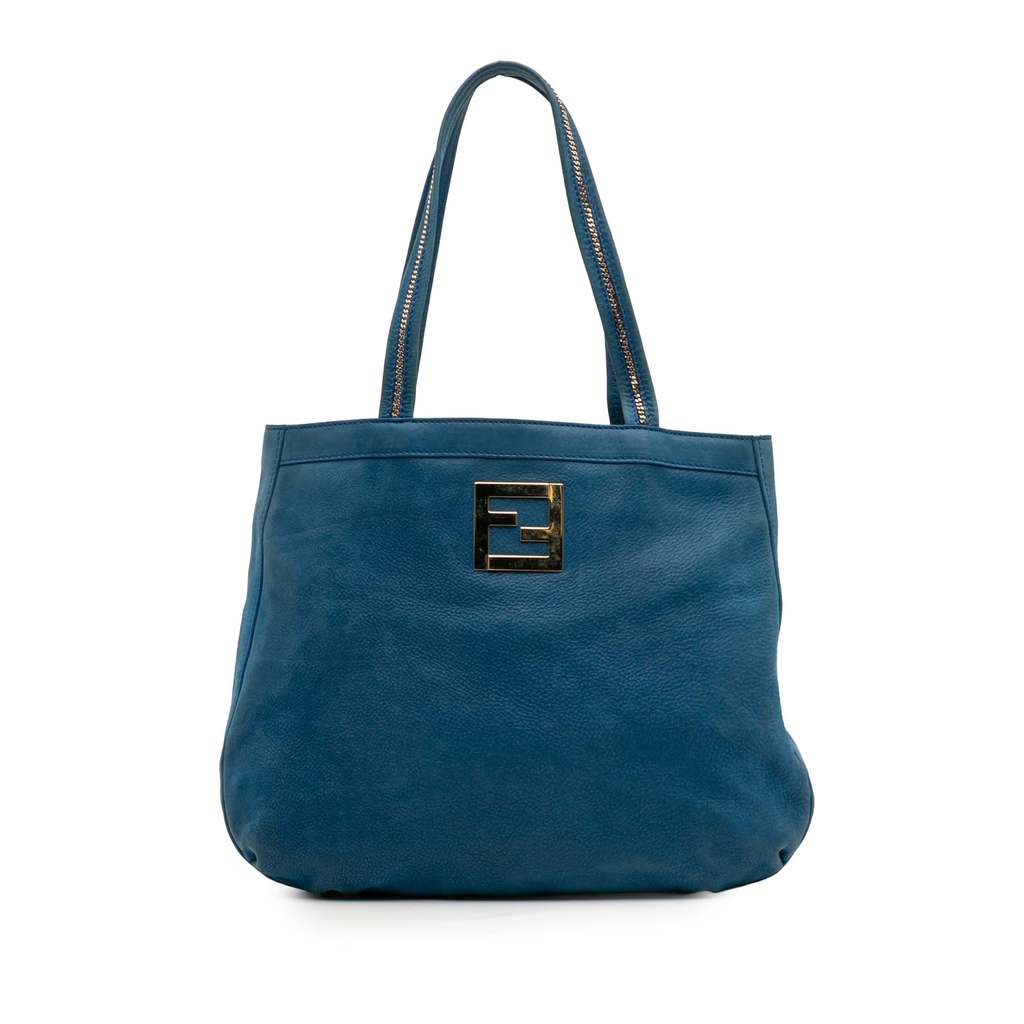 Fendi Nubuck FF Chains Tote