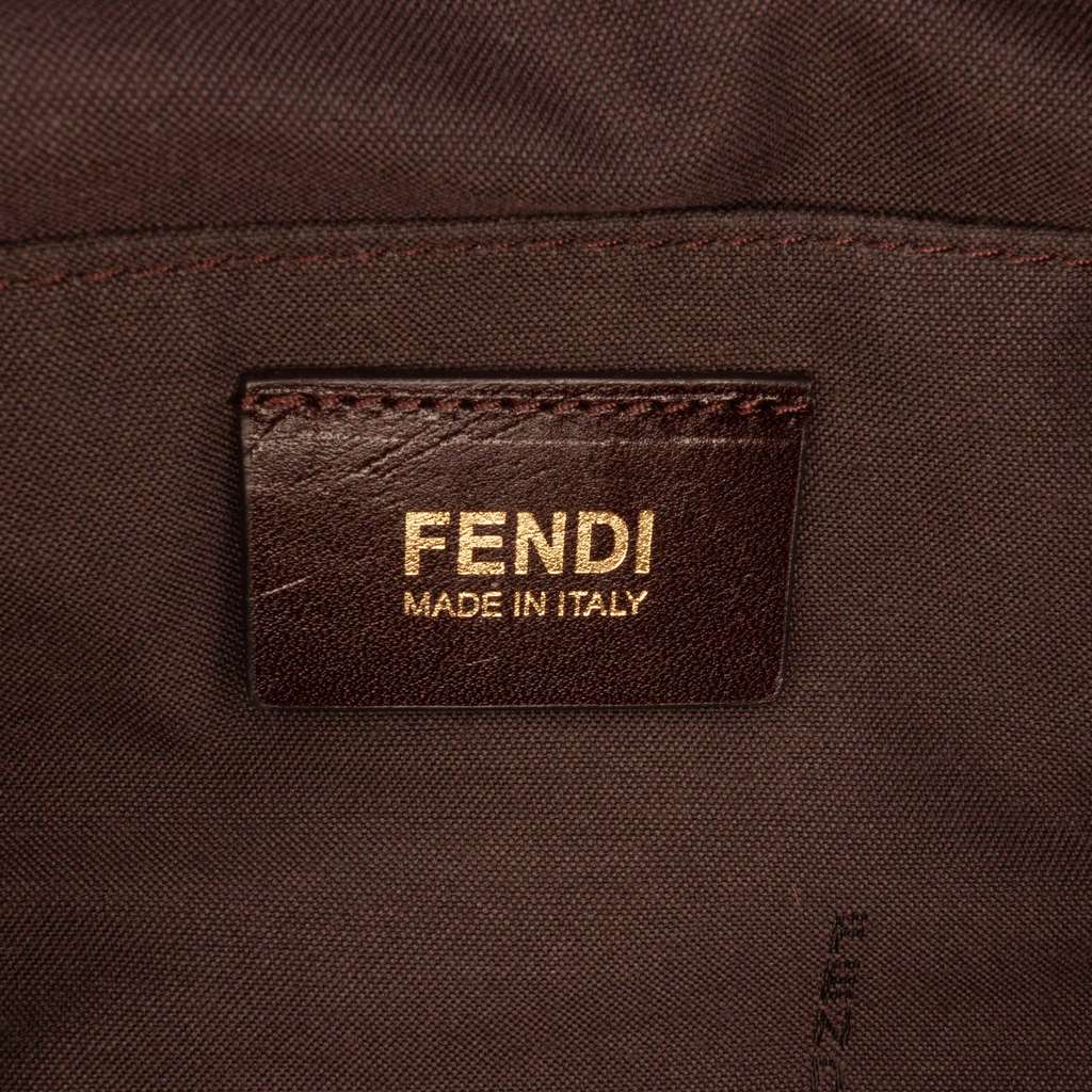 Fendi Nubuck FF Chains Tote - Side view
