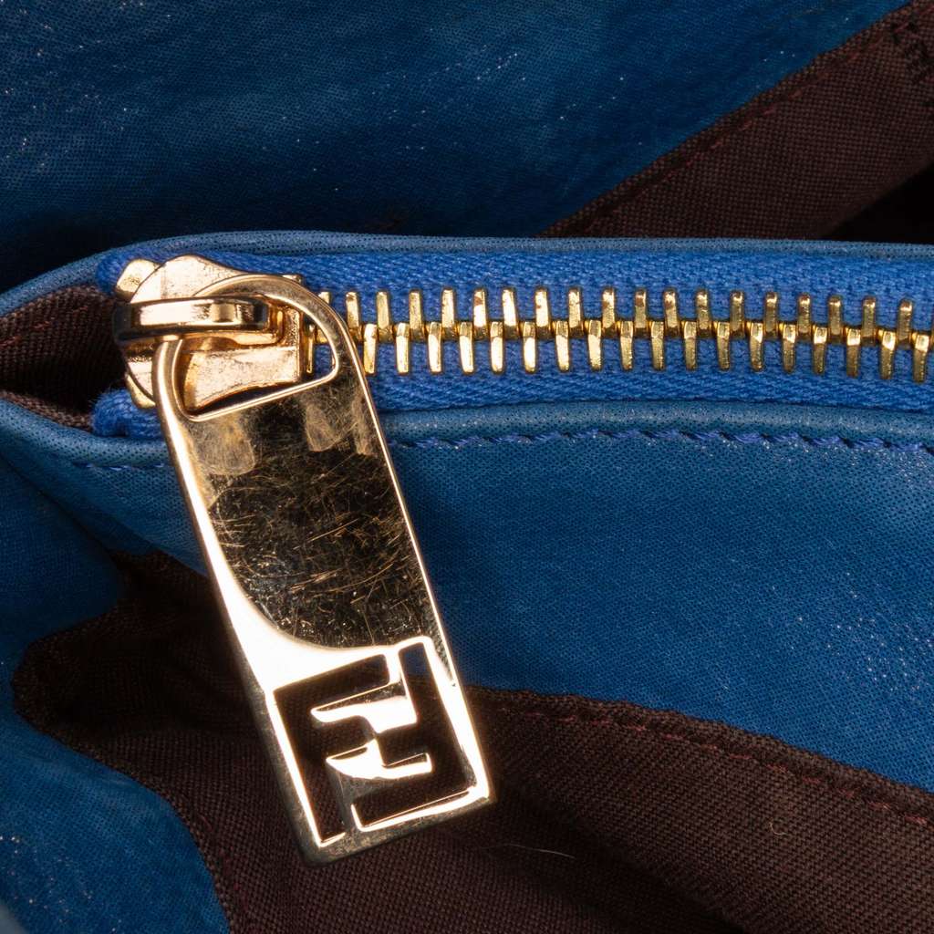 Fendi Nubuck FF Chains Tote - Image 10