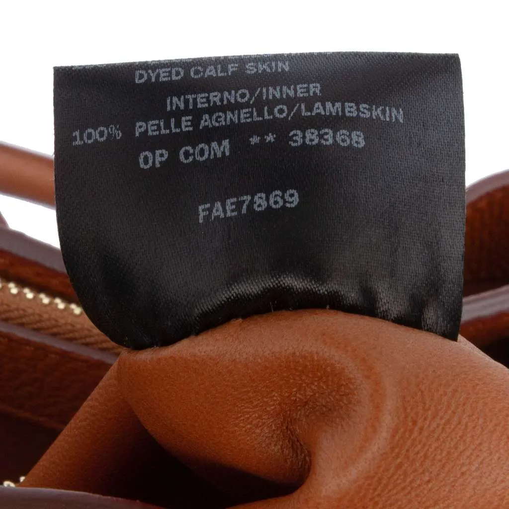 Loro Piana Grained Calfskin Bellevue Odessa Tote Brown Leather Good - Box View