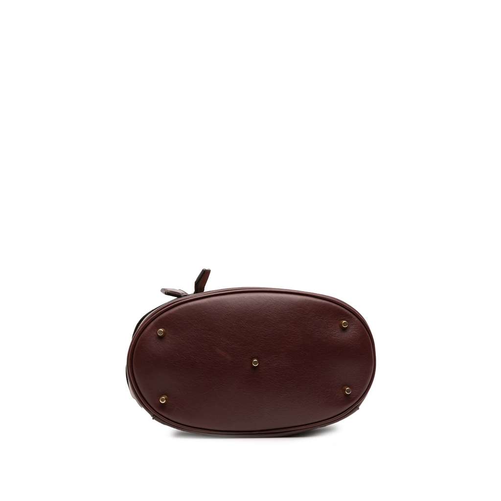 Burberry Nubuck and House Check Canvas Beckett Bucket Bag - 3