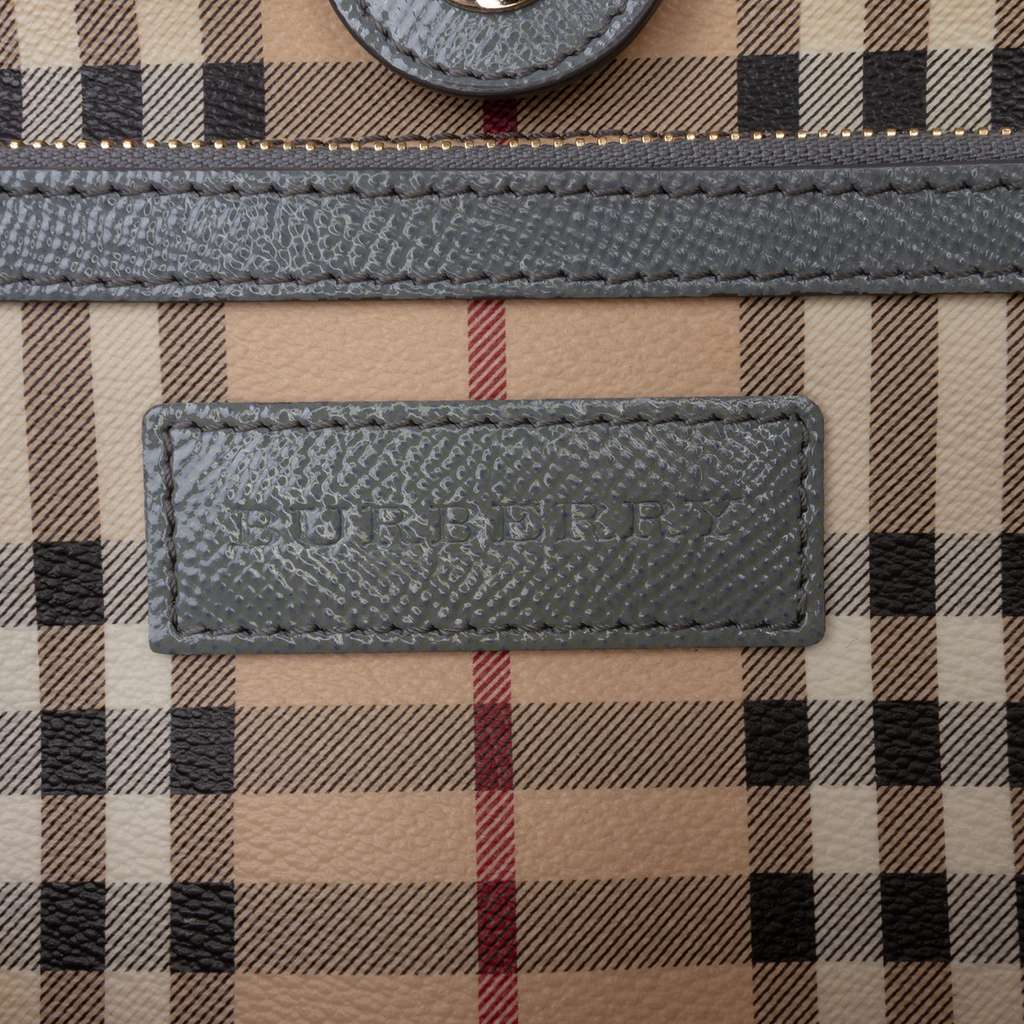 Burberry Small Haymarket Check Coated Canvas Canterbury Tote - 5
