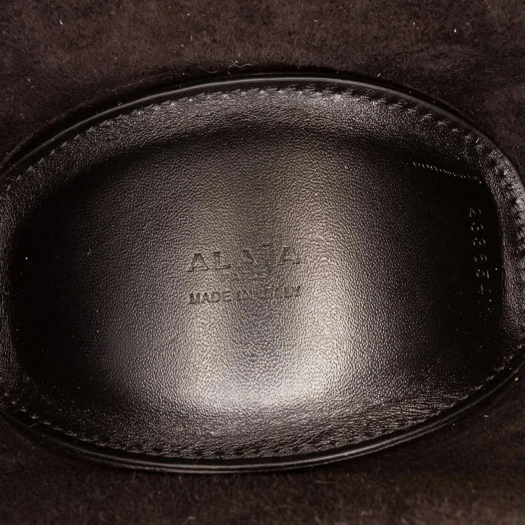Alaïa Small Calfskin Khaima Bag Black Leather Good - Box View