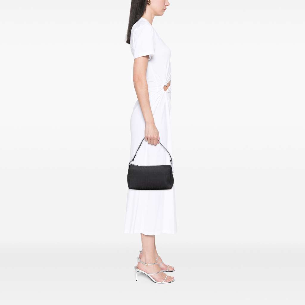 Fendi Zucchino Canvas Shoulder Bag - Image 13