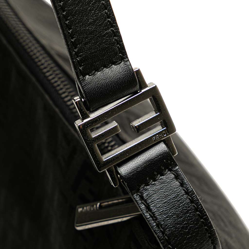 Fendi Zucchino Canvas Shoulder Bag - Image 12