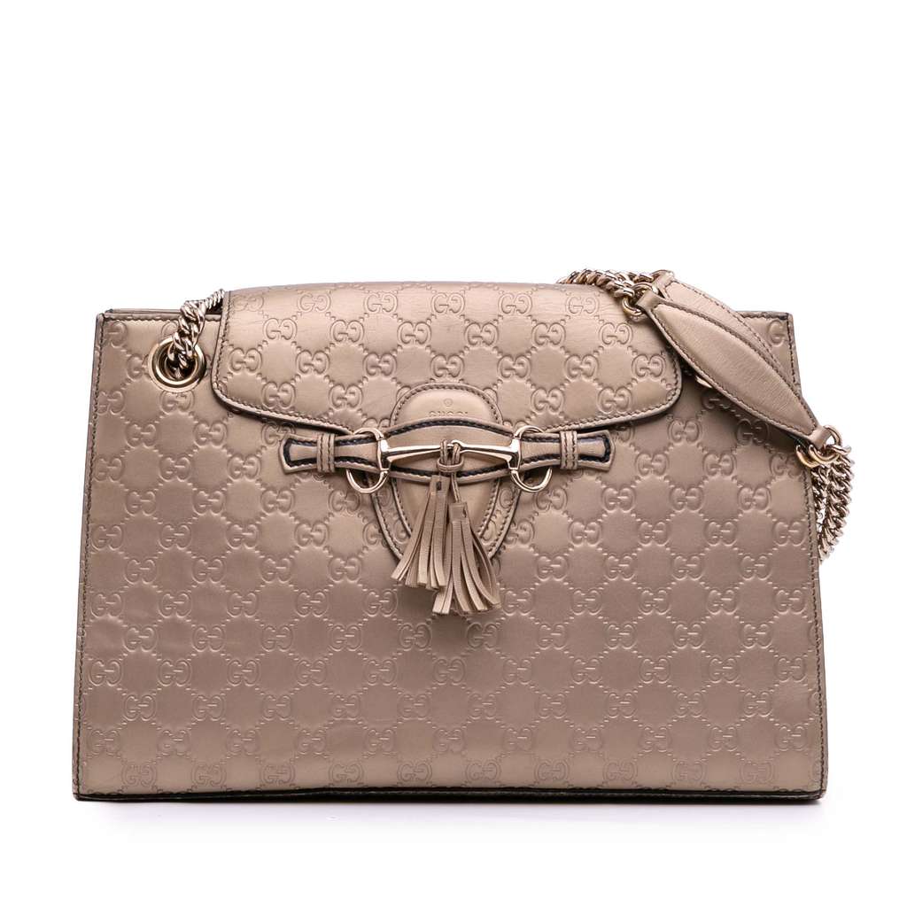 Gucci Large Guccissima Emily Shoulder Bag