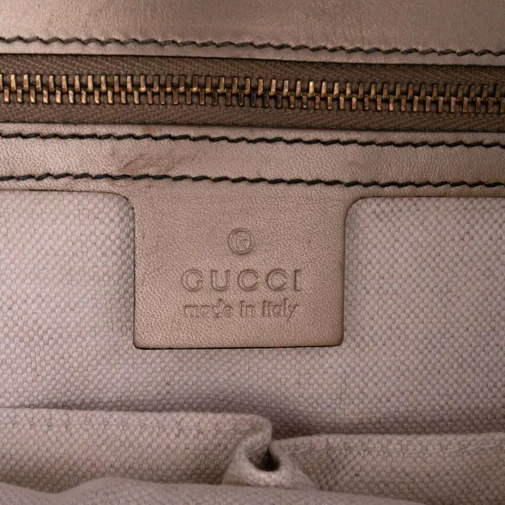 Gucci Large Guccissima Emily Shoulder Bag Gold Leather Good - Box View