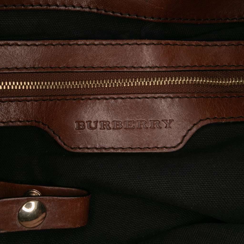 Burberry Small House Check Canvas Canterbury Tote - 5