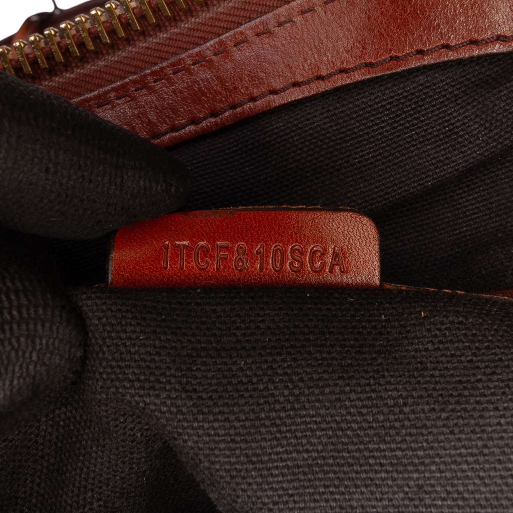 Burberry Small House Check Canvas Bridle Gladstone Satchel - Detail 1