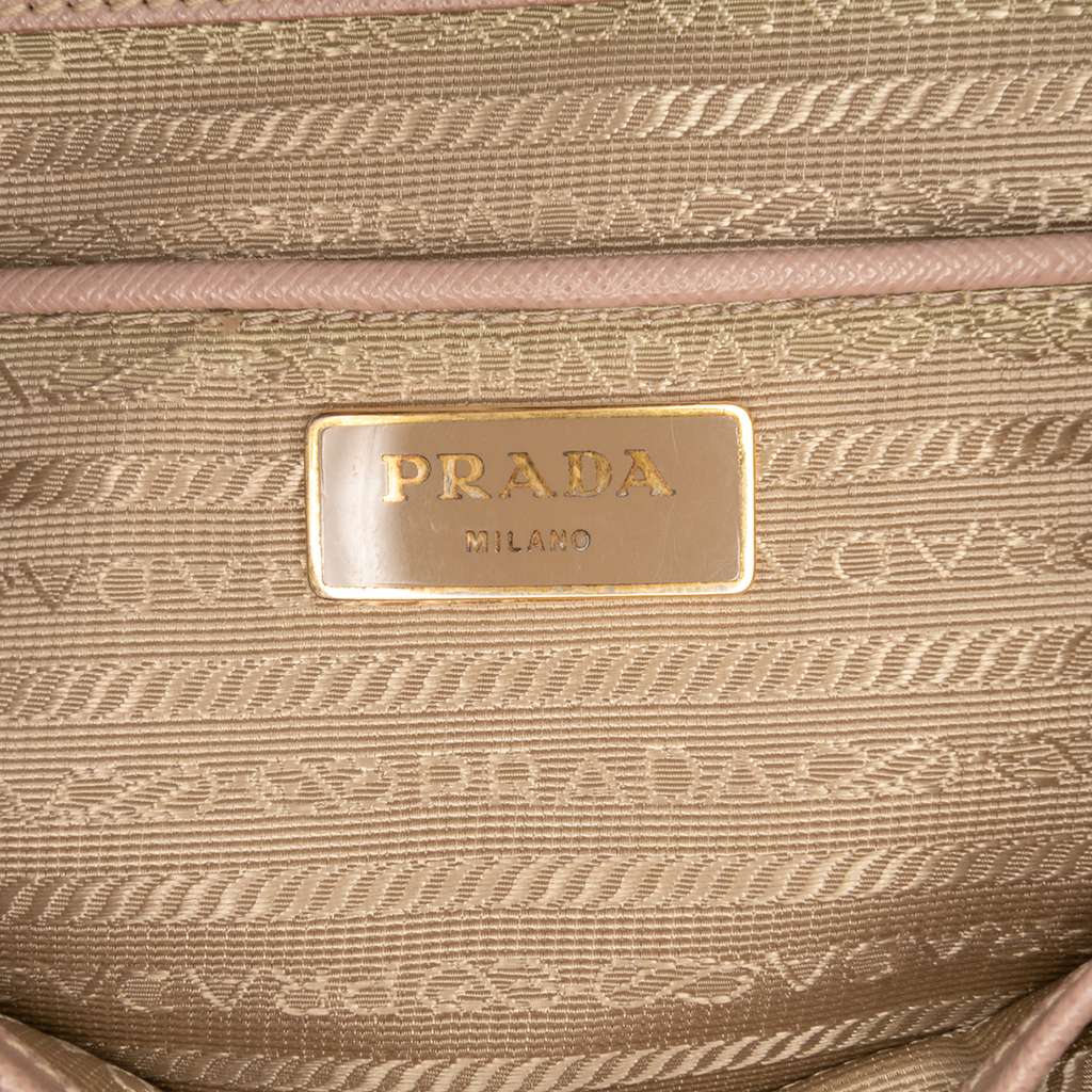 Prada Large Saffiano Lux Galleria Double Zip Satchel - 5