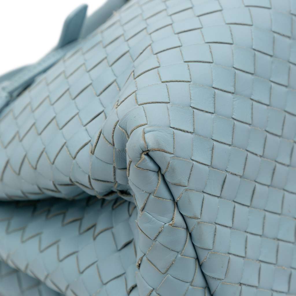 Bottega Veneta Small Nappa Intrecciato Roma Satchel - Image 13