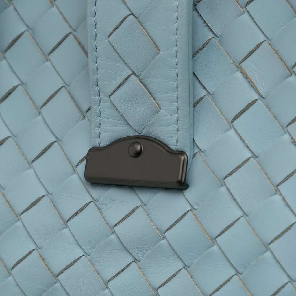 Bottega Veneta Small Nappa Intrecciato Roma Satchel - Image 11