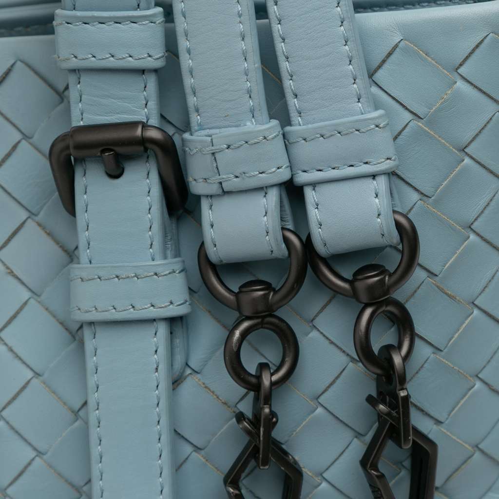 Bottega Veneta Small Nappa Intrecciato Roma Satchel - Image 12