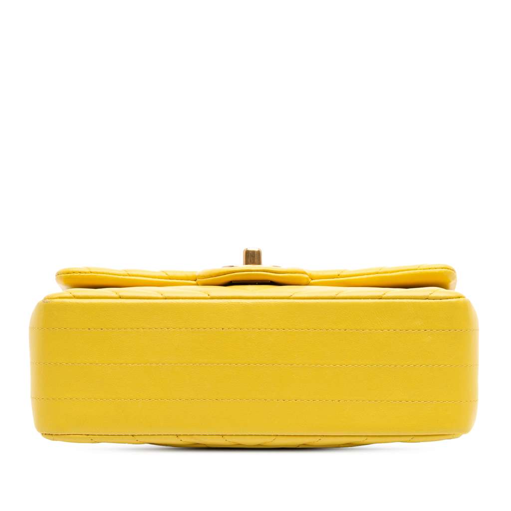 Chanel Mini Rectangular Classic Chevron Lambskin Single Flap - Image 6