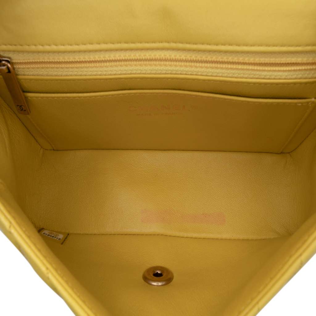 Chanel Mini Rectangular Classic Chevron Lambskin Single Flap - 4