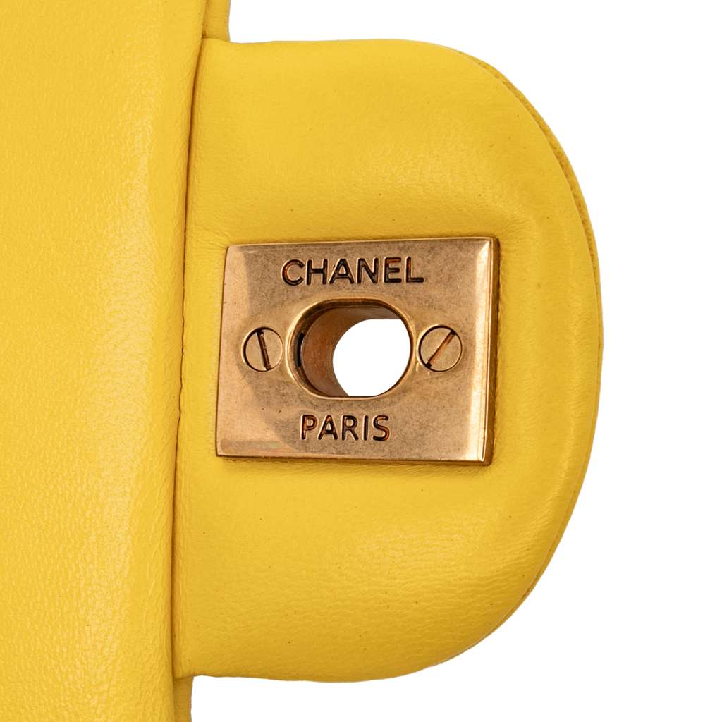 Chanel Mini Rectangular Classic Chevron Lambskin Single Flap - Detail 2