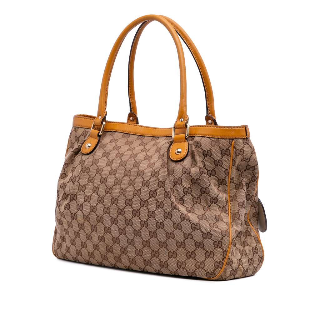 Gucci GG Canvas Sukey Tote - Back view