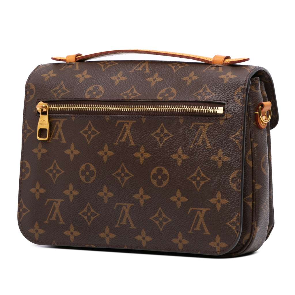 Louis Vuitton Monogram Pochette Metis - Back view