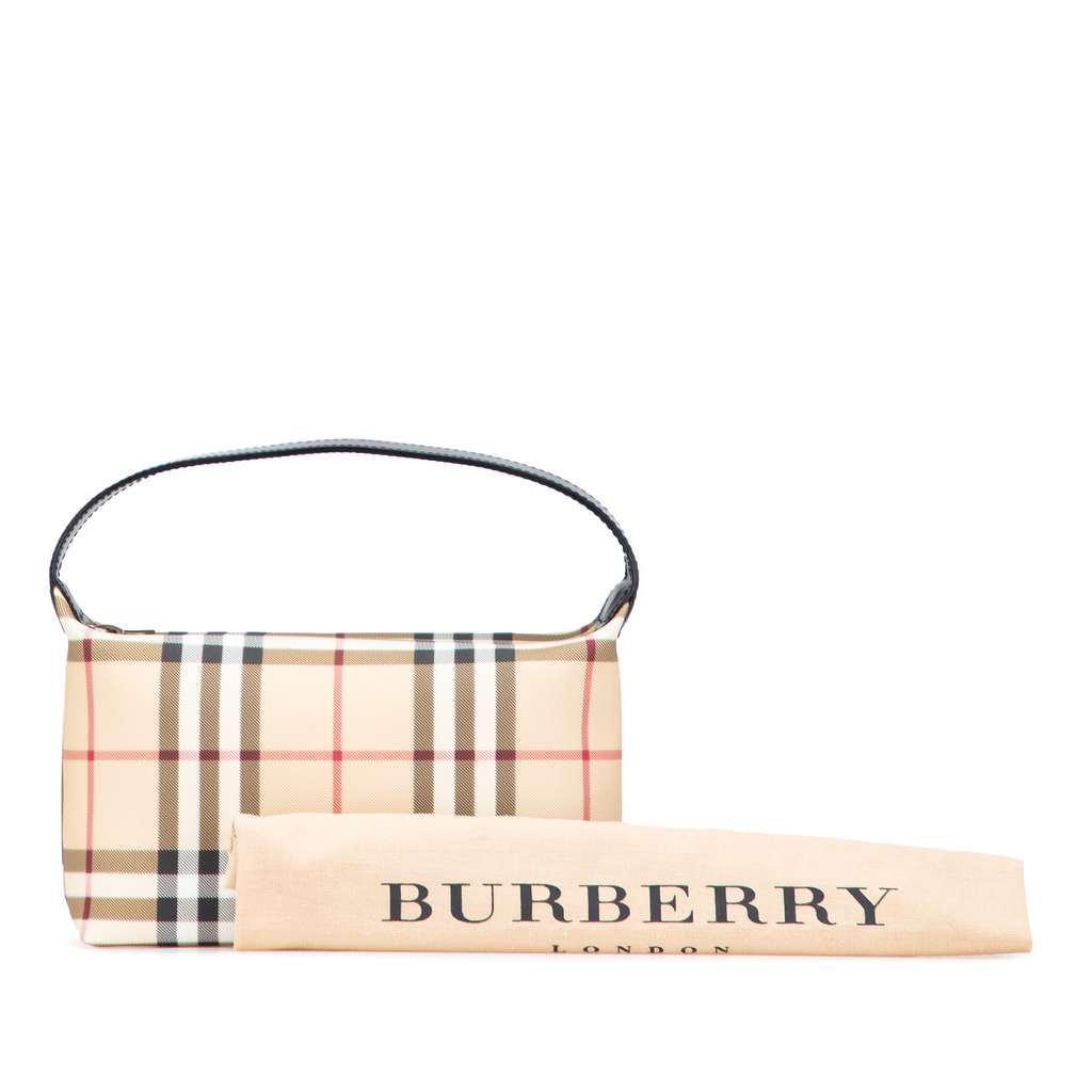 Burberry Mini House Check Coated Canvas Handbag - Image 13