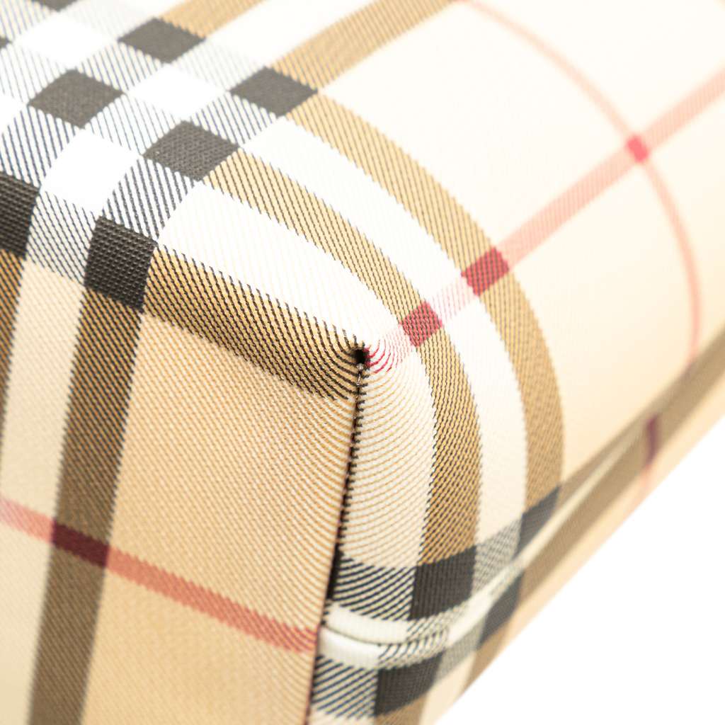 Burberry Mini House Check Coated Canvas Handbag - Detail 2